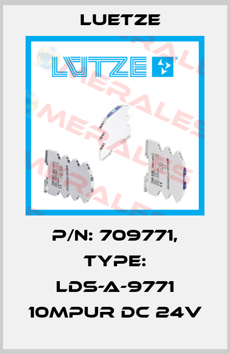 P/N: 709771, Type: LDS-A-9771 10mPUR DC 24V Luetze