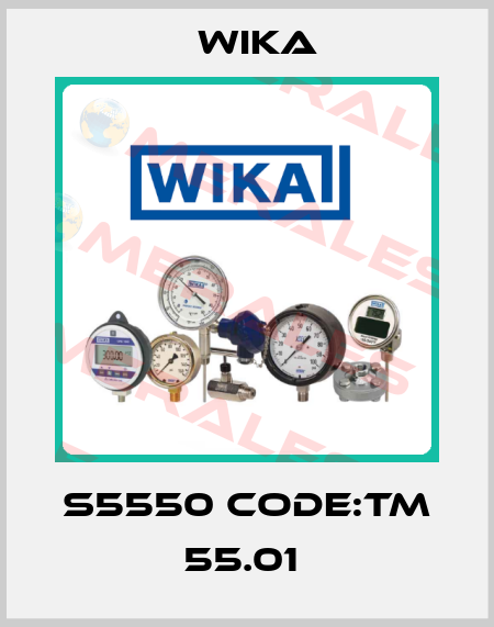 S5550 CODE:TM 55.01  Wika