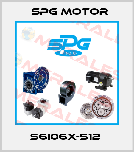 S6I06X-S12  Spg Motor