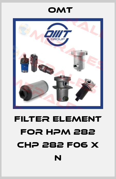 Filter element for HPM 282 CHP 282 F06 X N Omt