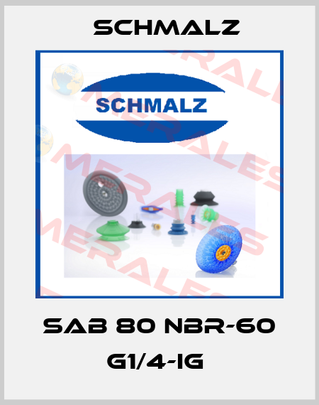 SAB 80 NBR-60 G1/4-IG  Schmalz