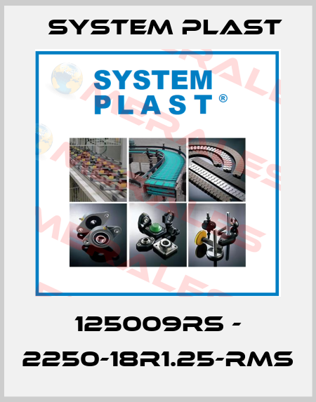 125009RS - 2250-18R1.25-RMS System Plast