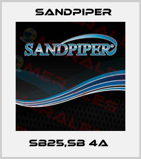SB25,SB 4A  Sandpiper