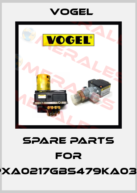 spare parts for PXA0217GBS479KA033 Vogel