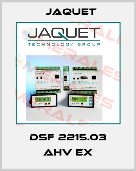 DSF 2215.03 AHV EX Jaquet