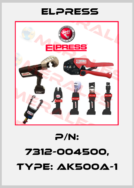 p/n: 7312-004500, Type: AK500A-1 Elpress