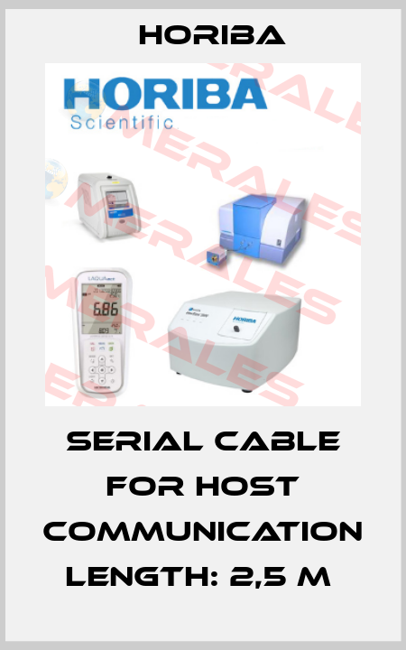 SERIAL CABLE FOR HOST COMMUNICATION LENGTH: 2,5 M  Horiba