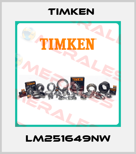 LM251649NW Timken