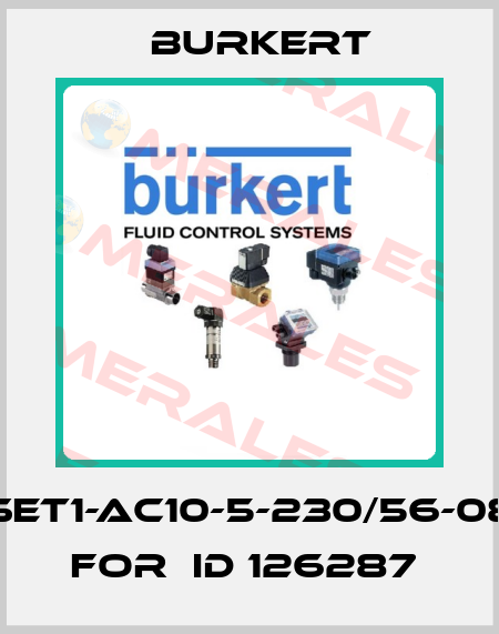 SET1-AC10-5-230/56-08 FOR  ID 126287  Burkert