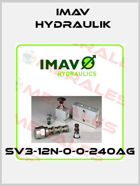 SV3-12N-0-0-240AG IMAV Hydraulik