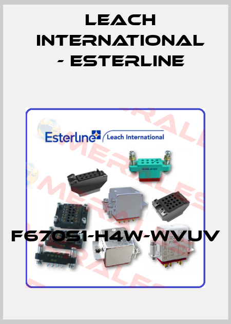 F670S1-H4W-WVUV Leach International - Esterline
