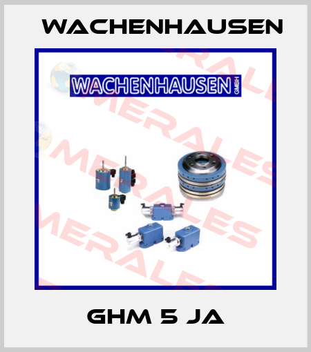 GHM 5 JA Wachenhausen