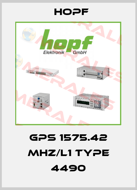 GPS 1575.42 MHZ/L1 TYPE 4490 Hopf