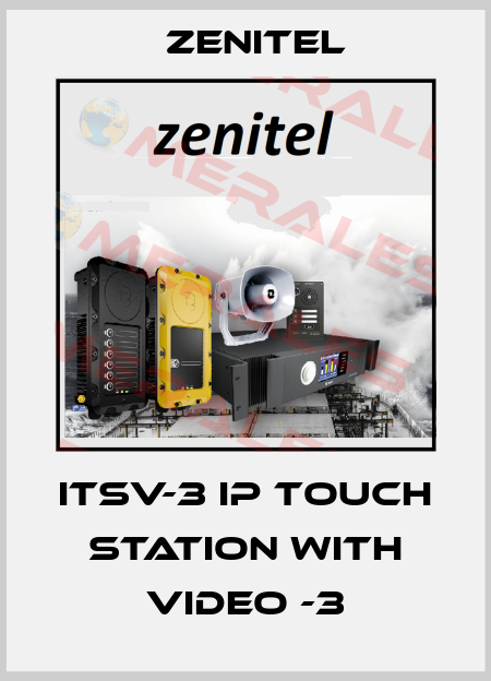 ITSV-3 IP Touch Station with Video -3 Zenitel