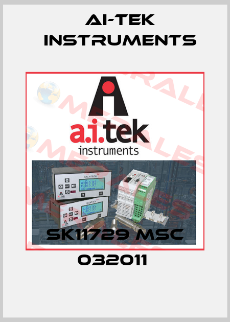 SK11729 MSC 032011  AI-Tek Instruments