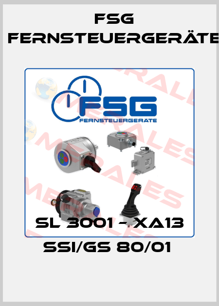 SL 3001 – XA13 SSI/GS 80/01  FSG Fernsteuergeräte