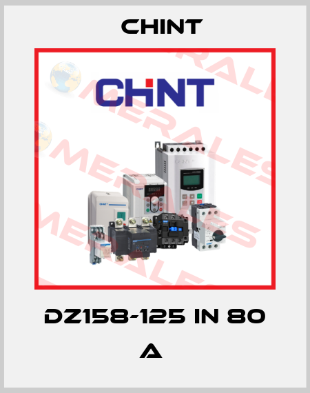 DZ158-125 IN 80 A  Chint