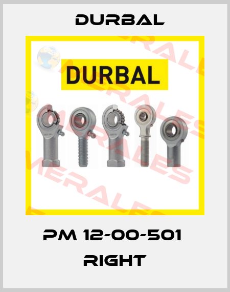 PM 12-00-501  right Durbal
