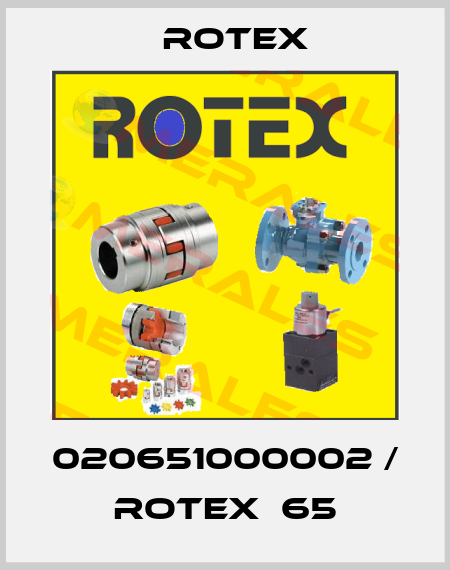 020651000002 / ROTEX  65 Rotex