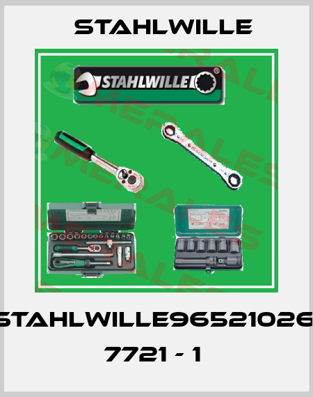 STAHLWILLE96521026, 7721 - 1  Stahlwille