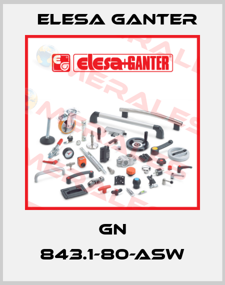GN 843.1-80-ASW Elesa Ganter