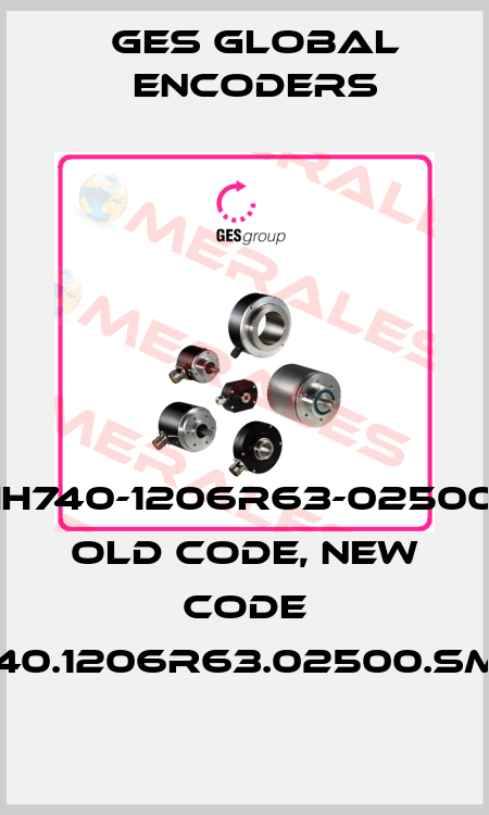 IH740-1206R63-02500  old code, new code H740.1206R63.02500.SMB1 GES Global Encoders