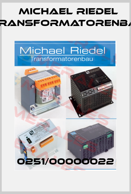 0251/00000022 Michael Riedel Transformatorenbau