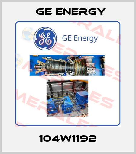 104W1192 Ge Energy