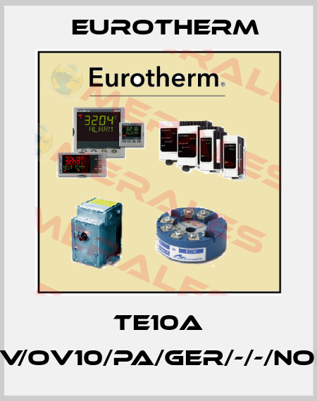 TE10A 160A/400V/OV10/PA/GER/-/-/NOFUSE/-/00 Eurotherm