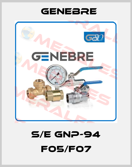 S/E GNP-94 F05/F07 Genebre