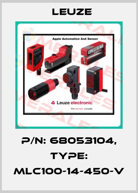 p/n: 68053104, Type: MLC100-14-450-V Leuze