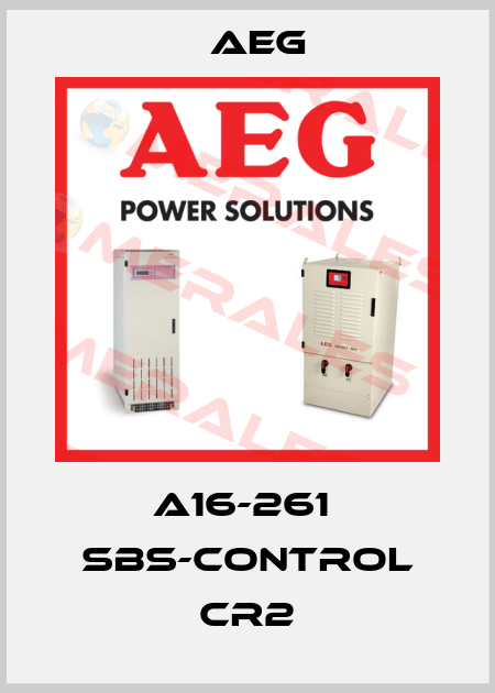 A16-261  SBS-CONTROL CR2 AEG