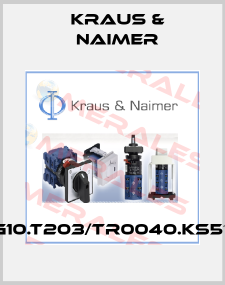 KG10.T203/TR0040.KS51V Kraus & Naimer