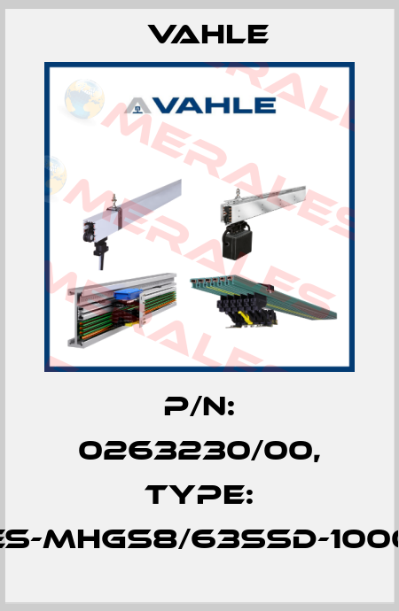 P/n: 0263230/00, Type: ES-MHGS8/63SSD-1000 Vahle