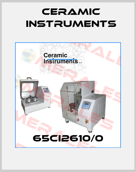 65CI2610/0 Ceramic Instruments