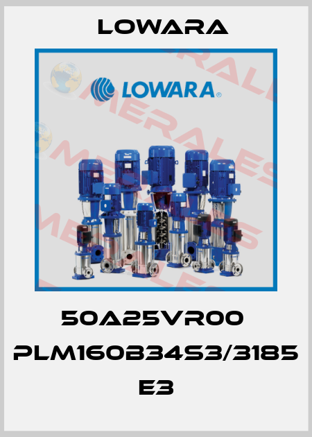 50A25VR00  PLM160B34S3/3185 E3 Lowara