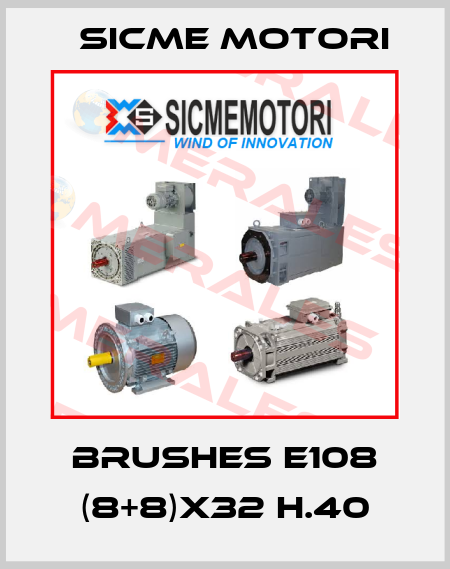 brushes E108 (8+8)X32 H.40 Sicme Motori