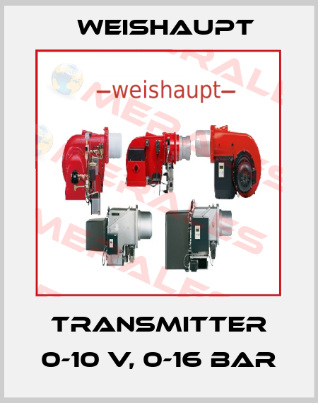 transmitter 0-10 V, 0-16 bar Weishaupt