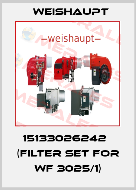 15133026242   (Filter set for WF 3025/1) Weishaupt