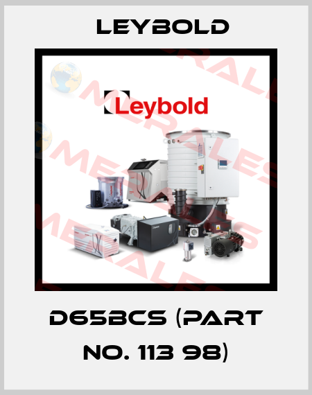 D65BCS (Part No. 113 98) Leybold