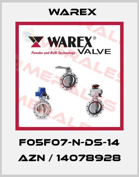 F05F07-N-DS-14 AZN / 14078928 Warex