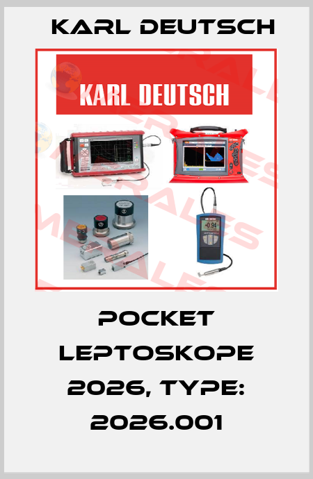 Pocket LEPTOSKOPE 2026, type: 2026.001 Karl Deutsch