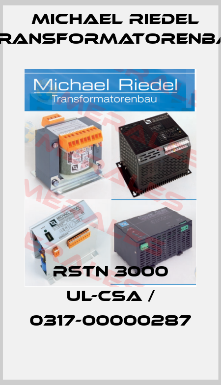 RSTN 3000 UL-CSA / 0317-00000287 Michael Riedel Transformatorenbau