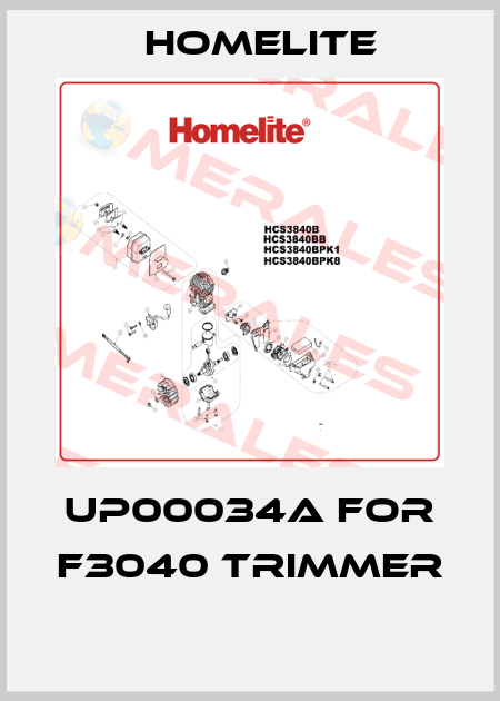 UP00034A for F3040 Trimmer  Homelite