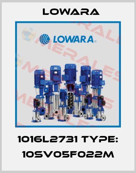 1016L2731 Type: 10SV05F022M Lowara
