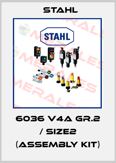 6036 V4A Gr.2 / size2 (Assembly kit) Stahl