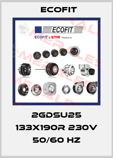 2GDSU25 133x190R 230V 50/60 Hz Ecofit