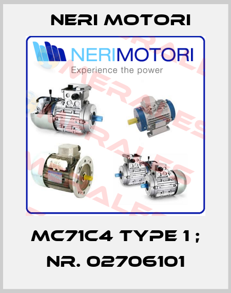 MC71C4 type 1 ; nr. 02706101 Neri Motori