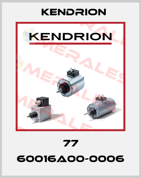 77 60016A00-0006 Kendrion