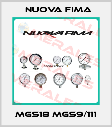 MGS18 MGS9/111 Nuova Fima
